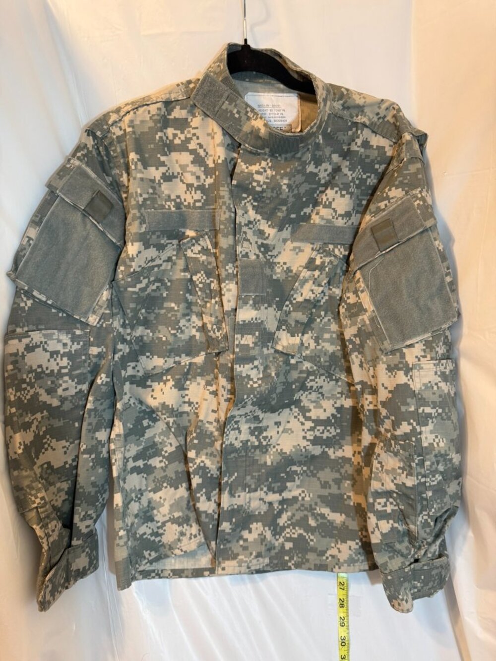 US Army ACU Digital Camo Jacket Medium Short